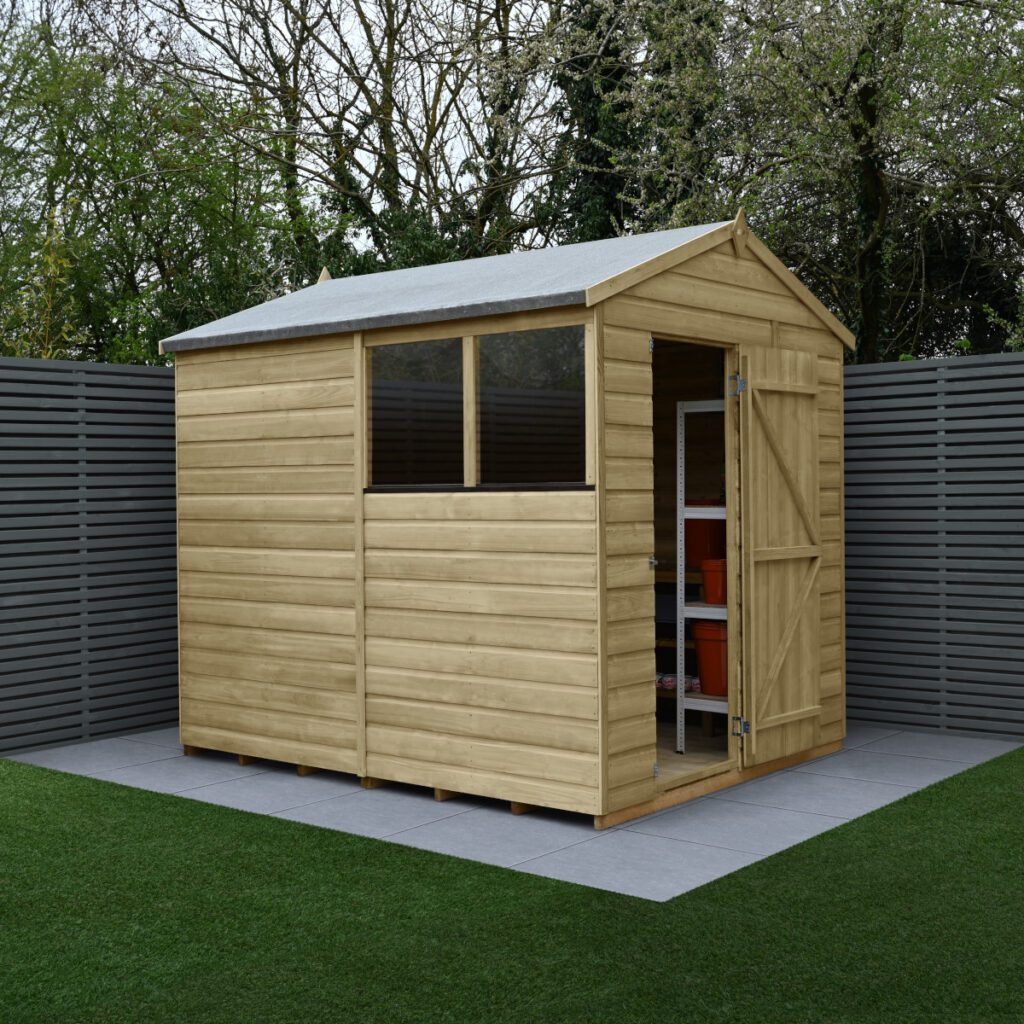 Beckwood 6×8 Apex Shed – 2 Windows with Installation 5013053197028 2